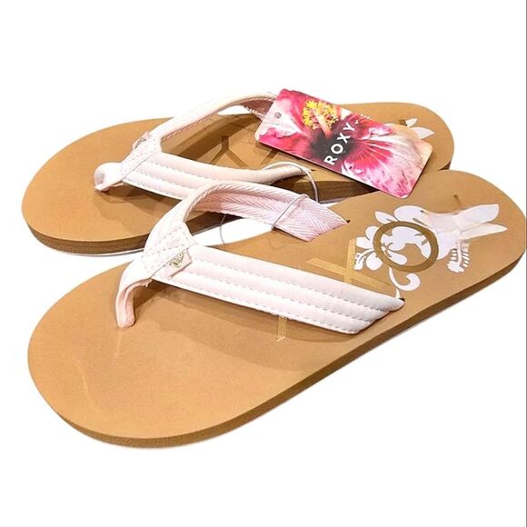 Roxy Vickie Flip-Flop Sandals- Pink - Picture 1 of 7